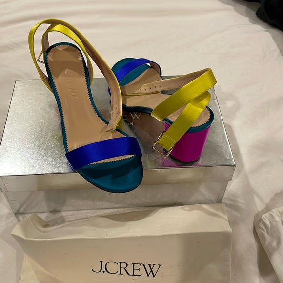 J. Crew Shoes - Multi color jcrew collection sandal 7.5